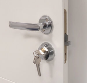 Välioven lukkopaketti 2016 + 3 avainta, kromi