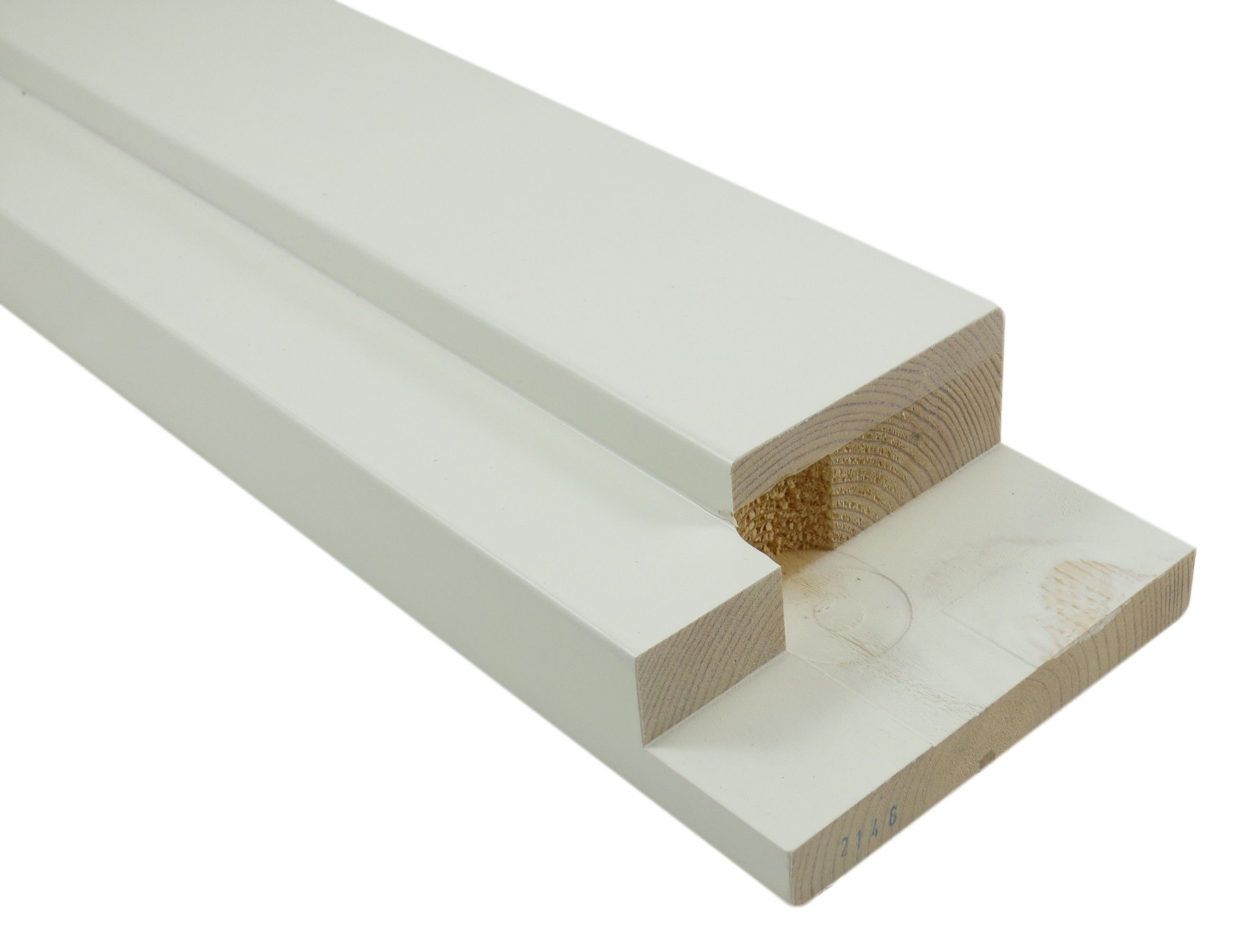 Välioven karmin yläpuu 68mm M10 valkoinen