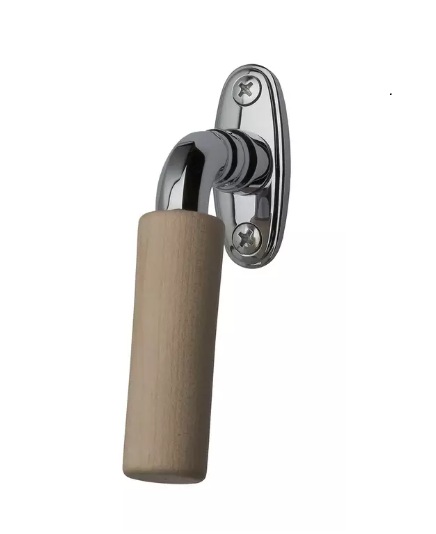 Ikkunan kiintopainike saunaan mäntykahva