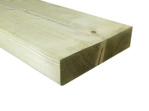 Kestopuu painekyllästetty 48x198 AB vihreä