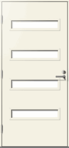 Ulko-ovi Sointu A4 Mittatilausovi