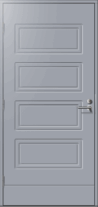 Ulko-ovi Klassinen H Mittatilausovi