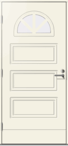 Ulko-ovi Klassinen H1 Mittatilausovi