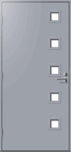 Ulko-ovi Melodia A5 Mittatilausovi