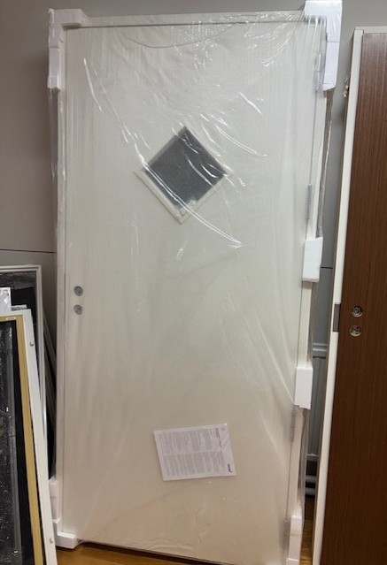 Ulko-ovi Design Teno Thermo 10x21, oikea, valkoinen