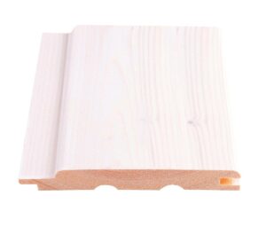 Kuusipaneeli 14x120x4500 STP TK Valkolakattu