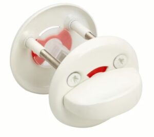 Välioven wc-lukko valkoinen