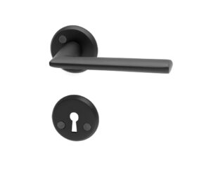 Välioven painike Miami avainkilvellä, musta