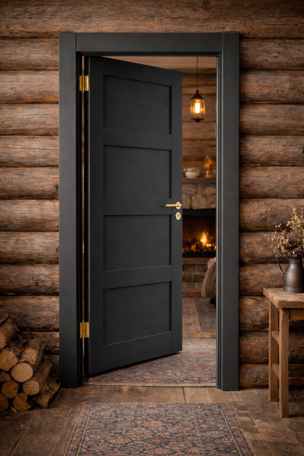 Mäntykehysovi Unique Rustic 337 8-9x21 kuultoharmaa