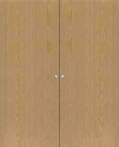 Liukupariovi seinän päälle viilutettu Steady 411 Mittatilauspariovi