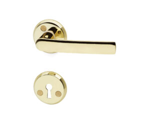 Väliovenpainike Torino avainkilvellä, messinki