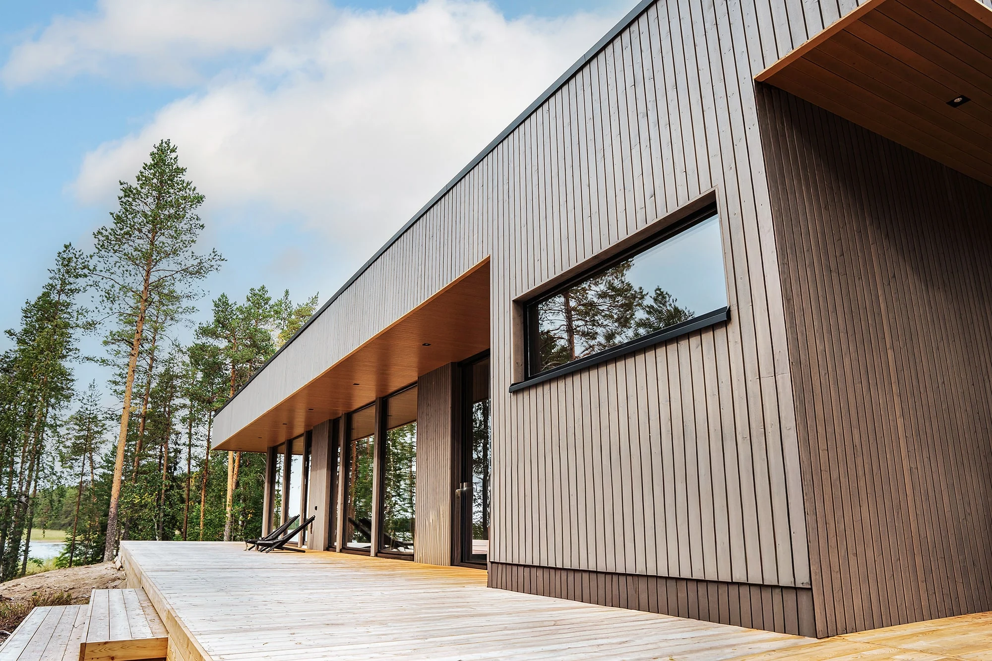 Ulkoverhouspaneeli 23x120 UTS HS puuvalmis - Talouslaatu